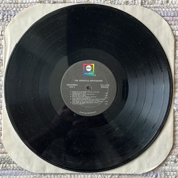 The Impressions - “The Versatile Impressions” Vinyl LP / Curtis Mayfield - Picture 3 of 5